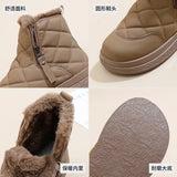 Breakj Boots Women 2024 New Winter Add Thick And Warm High Top Boots Platform Cotton Shoes Snow Boots