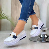 Breakj Bean Shoes Women's Large Comfortable Women's Single Shoes Soft Soles Casual Women's Shoes
