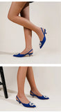 Summer shoes for women 2022 New Women's Shoes Wedding Shoes Sequined Exposed Documentary Shoes Pointed Toe Temperament