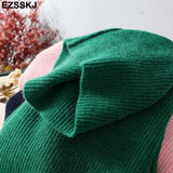 Winter oversize thick Sweater pullovers Women 2021 loose cashmere turtleneck big size Sweater Pullover for women