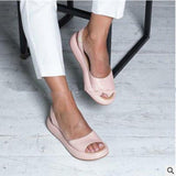 Breakj Women's 2023 New WISH Hot Fashion Flat-Soled Sandals Large-Size Women's
