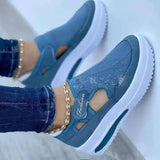 Breakj Casual Single-Shoe Women In The Spring Of 2023 New Light Spell Magic Stick Thick Bottom Breathable Daily Single