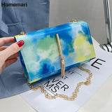 Marbling Crossbody Bags For Women 2021 PU Leather Shoulder Bag Waterproof Handbags For Women Korean Style Female