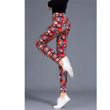 Printed Leggins Elastic Fitness Leggings Sexy Pants Women Push Up Trousers Summer Gym Sports