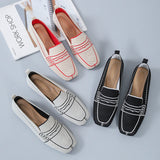 Shoes for Women 2022 Luxury Knitted Slip On Trainers Female Flat Moccasin Loafers Ladies Zapatos De Mujer flats