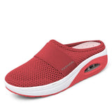 Women Mesh Lightweight Shoes Woman Slippers Wedge Shoes Female Air Cushion Sandals Thick Bottem Casual Sneakers Plus Size