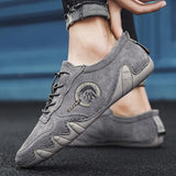 Shoes For Men Loafers cow Suede Leather Men Boat Shoes Luxury Brand Handmade outdoor Men Slip on Shoes Male
