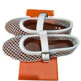 Breakj 2025 Fish Grid Hollow Net Sandals Women Flat Bottom With Mary Treasure