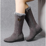 Gladiator 2022 New Winter Mature Warmth Mujer Botas Zipper Fashion Motorcycle Boots Designer Platform Women's