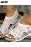 Summer Women Sandals Casual Platform Fashion Shoes For Women Wedges Beach Female SlipOn Comfortable Plus Size Sandalias