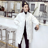Ultra Light White Duck Down Coat Winter Long Womens Slim Down Jackets Oversize Autumn Puffer Black