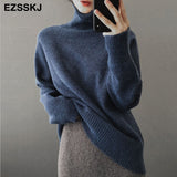 sweaters warm sweater oversize female women's turtleneck 2020 Autumn Winter women's wool sweater women's jumper pull