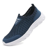 Sneakers Shoes for Men Breathable Mesh Lightweight Casual Walking Shoes Slip-On Driving Men Loafers Zapatos