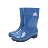 Women's Cotton Short Tube Warm Velvet Women's Rain Shoes Non-Slip Girl's Water Gel Shoes Rubber Boots Rain Boots