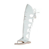 Breakj Size Flat Denim Sandals Women's
