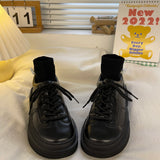 Lolita shoes new women platform shoes brown black retro sneakers y2k Korean Japanese JK uniform shoes college girls casual