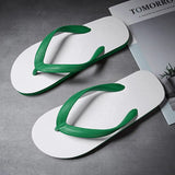 Flip Flops Men's Slippers Men's Beach Sandals Korean Style Trend Seaside Summer Student Personality Non-slip Soft