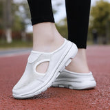 For Women Mesh Breathable Comfortable Flat Shoes Outdoor Lightweight Slip On Couple Shoes Walking Sport Sandals