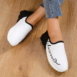 Women Fashion Vulcanized Sneakers Platform Solid Color Flats Ladies Shoes Casual Breathable Wedges Ladies Walking