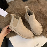 Breakj Boots Children 2025 New Autumn And Winter Explosion Warm Cotton Shoes Plus Thick Martin