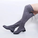 Sexy 3 Colour Thigh High Boots Female Winter Boots Women Over the Knee Boots Flat Stretch Fashion Shoes 2022 New Riding Boots