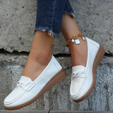 Pea Shoes Women's Spring Style 2023 New Light-Mouth Flat-Heeled Single-Color Shoes Women Women
