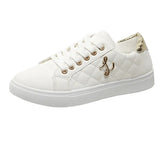 Breakj White Shoes Women Light Simple Fashion 2024 Spring And Autumn Low Help Flat Bottom Lady Trend