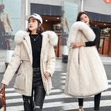 Fashion Winter Jacket Thick Warm Short Parkas Women Winter Coat Elegant 8 Colors Cotton Hooded Jackets Female