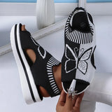Breakj 2025 Summer New Leisure Flying Hollow Fish Mouth Beach Women's Sports