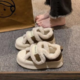 Breakj And Winter New Snow Boots Female Niche Design Velcro Warm Not Stuffy Feet Dopamine High Appearance Level Hot