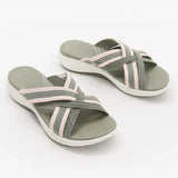 Women Summer 2022 Lightweight Slippers Sandals Shoes Women Low Heels Flip Flops Flat Sandalias Mujer Summer