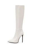 autumn and winter new women's over-the-knee boots 48 yards plus size women's boots European and American fashion party