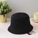 White Solid Bucket Hat Unisex Caps Hip Hop Gorros Men Women Summer Panama Cap Beach Sun Fishing Boonie Hat