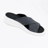 Women Shoes Casual Platform Sandals Women Slides Solid Comfort Flats Plus Size Cross Summer 2021 Beach Ladies