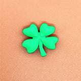 Single Sale Clover Shoe Charms Shoe Flowers Accessories Cute Coconut tree Garden Shoe Decoration for croc jibz Kid's