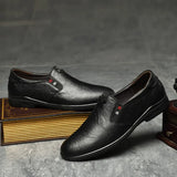 Men Formal Shoes Business Loafers Male Elegant Gentleman Men's Shoes Casual Genuine Leather Footwear Moccasins Man Driving