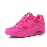 Running Sneakers Lace-up Air Cushion Breathable Mesh Sport Shoes Ladies Gym Sneakers Basketball Trainers Shoes