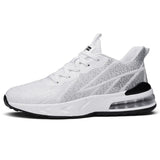 Summer New Men Sneakers Fashion Breathable Mesh Casual Lace Up Sport Shoes Outdoor Lightweight Running Shoes Big