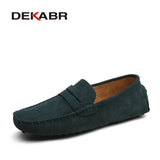 Brand Fashion Summer Style Soft Moccasins Men Loafers High Quality Genuine Leather Shoes Men Flats Gommino Driving