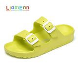 Slippers Women Flat Sandals EVA Light Beach flip flops Blue Red Black White Sandals 2021 Laies Slides Casual Shoes