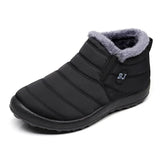 Women Winter Boots Black Snow Boots Waterproof Non-Slip Winter Lady Shoes Men Keep Warm Shoes Hiking