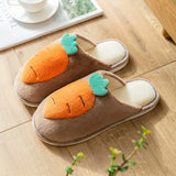 Carrot Slippers Indoor Cute shoes Female Slipper Plush Cartton Winter Home Woman House Cute Comfortable Fashion