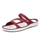 Plus Thicken Sandals Slip on Woman Croc Anti-Skid Hole Jelly Shoes Flat Garden Beach Plus Size Sandalias De Verano Para