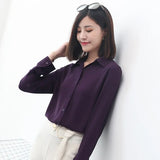 Chiffon Shirts Womens Tops And Blouse 2021 New Casual Multi Color Womenswear Plus Size Long Sleeve Blouses Clothing