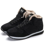 Women Boots Couple Winter Boots Plus Size Winter Shoes Women Ankle Boots Lace-Up Botas De Mujer Flat Winter Sneakers