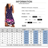 New Women Halter Mini Dress Sexy Sleeveless Beach Dress Ladies Cross O Neck Sundress Vacation Floral Print Clothes