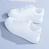Breakj Version Of Small White Shoes Women In The Autumn Of 2025 New Breathable Thick-Soled Casual Shoes In The Trend Of Students Street Pat