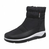 Thicken Warm Waterproof Snow Boots Women Long Plush Platform Ankle Boot Woman Winter 2023 Non Slip Cotton Padded