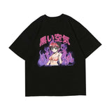Cartoon T-Shirt Streetwear Women Tshirt Clothing Graphic Hip Hop Clothes Top 2020 Korean Summer New O-Neck