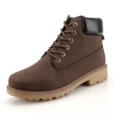 Anti-skid Men Ankle Boots Outdoor Quality Casual Tooling Shoes Handmade British Style Botas De Hombre High-top